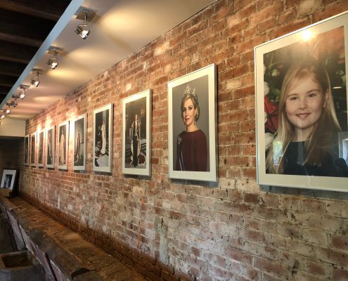 Royal portraits made with display board by Solidus Solutions